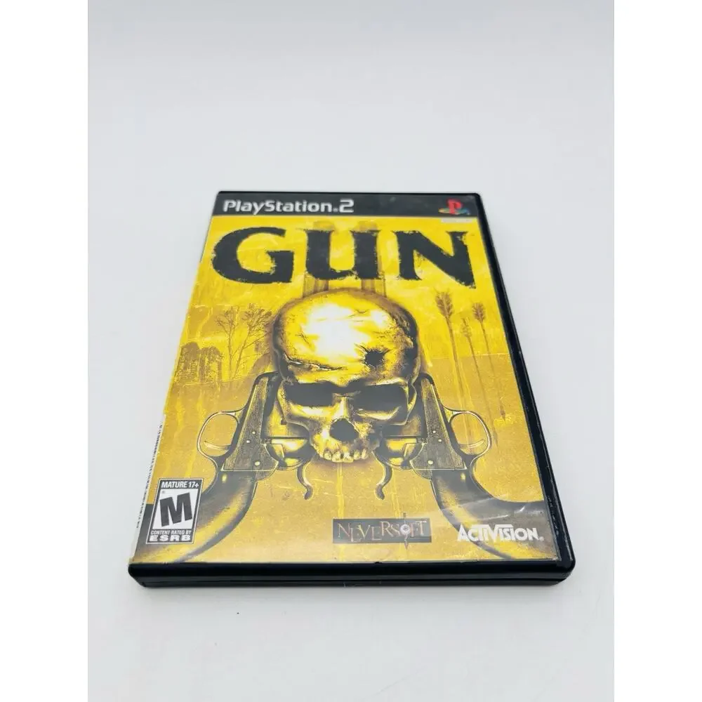 Gun (PlayStation 2, Ps2) Black Label CIB Complete Tested Works VG Condition